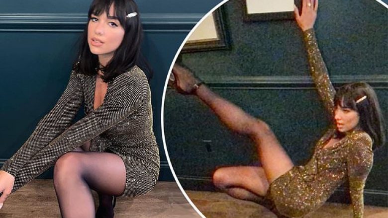 Dua Lipa mahnit në “The Late Late Show”, teksa bën akrobaci të ndryshme