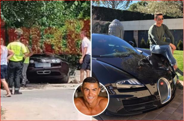 1.7 milionë paund dëm, “Bugatti Veyron”  i yllit të Mançesterit, Cristiano Ronaldo aksidentohet në Majorka