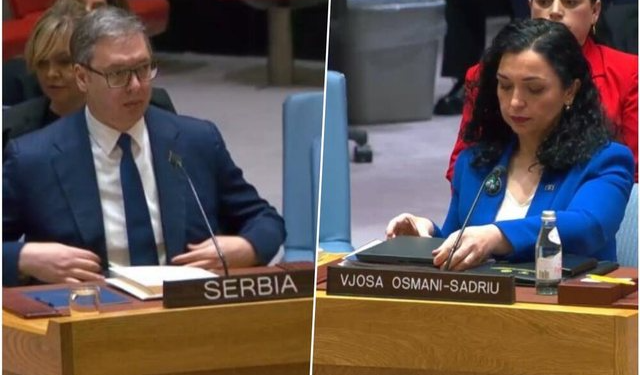 Osmani i përgjigjet Vuçiç në OKB: Pretendimet për spastrim etnik të serbëve në Kosovë, të pabaza!