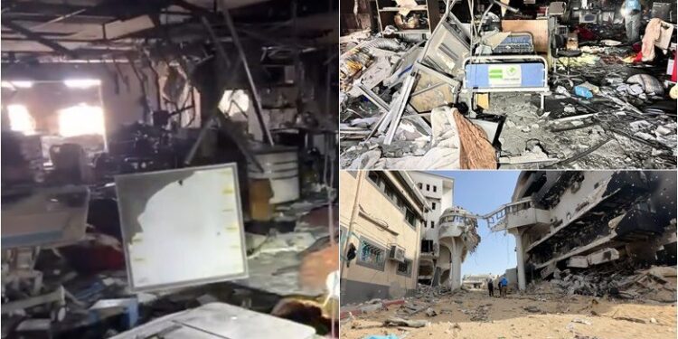 Ekipi i OBSH-së arrin në spitalin e shkatërruar të Gazës – sjellin pamje që tregojnë shkatërrimin atje