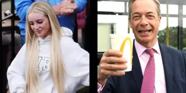 Videoja e saj bëri xhiron e botës, vajza që spërkati me milkshake deputetin britanik është një yll i “Onlyfans”