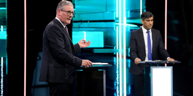 Sunak dhe Starmer përplasen në debatin e parë para zgjedhjeve