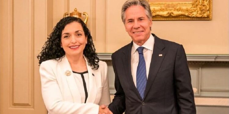 Osmani takohet me sekretarin Blinken: Aleanca me SHBA-të gurthemel për stabilitetin global