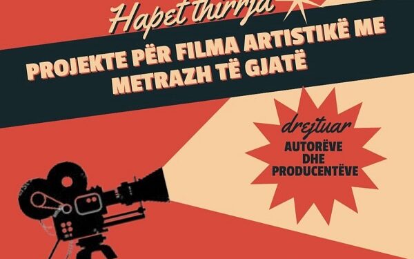Qendra Kombëtare e Kinematografisë hap thirrjen për projekte për filma artistikë me metrazh të gjatë