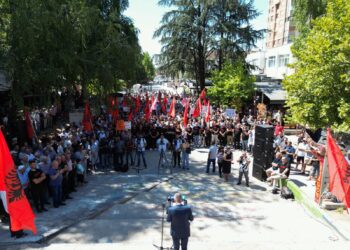 Shqiptarët e Luginës së Preshevës protestojnë kundër diskriminimit nga Serbia