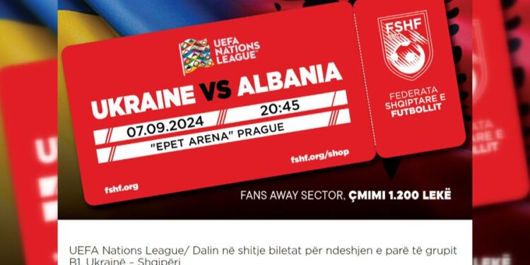 Ukraina dhe Gjeorgjia, nis shitja e biletave për dy ndeshjet e Shqipërisë