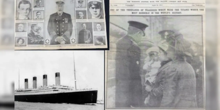Gjendet pas 112 vitesh gazeta që lajmëroi mbytjen e Titanik