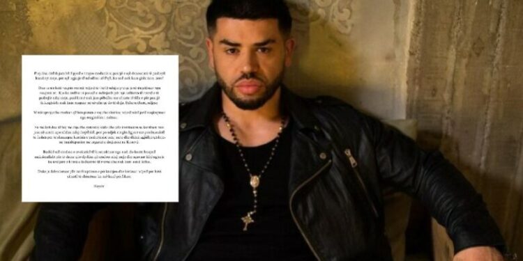 “Unë jam viktimë e kallëzimit të rremë” – Noizy reagon pasi Policia e Kosovës e shpalli në kërkim për rrahjen në Pejë