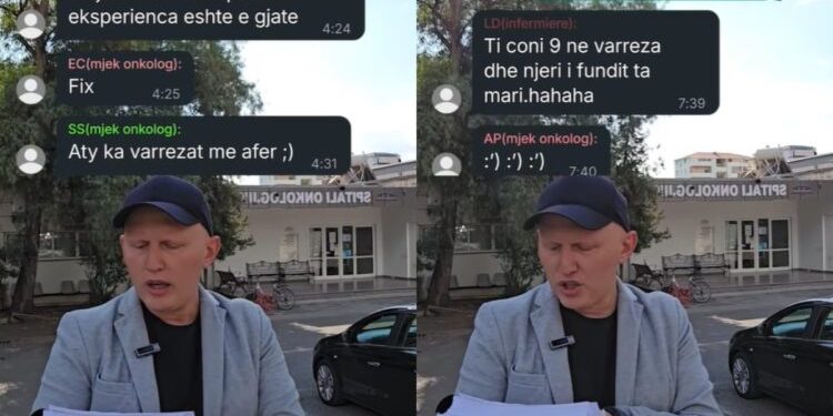 “Atë nga Lushnja çojeni në Fier, ka varret afër”/ Publikohen mesazhet skandaloze te Onkologjiku