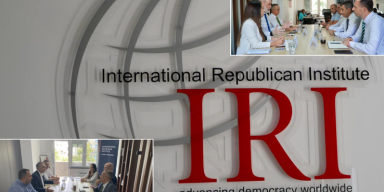 Përfaqësues të BDI-së dhe VLEN-it në takim me IRI-n, u diskutuan çështjet aktuale politike në vend