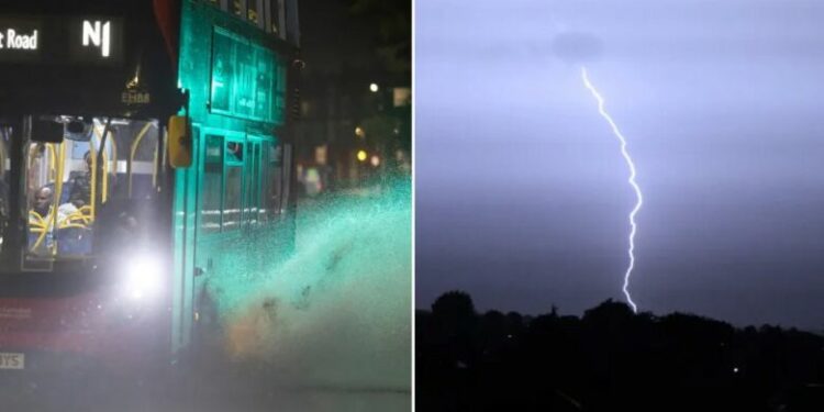 VIDEO/ Bubullimat dhe vetëtimat mbi Londër i bënë njerëzit ‘të shqetësohen se bota po shkon drejt fundit’