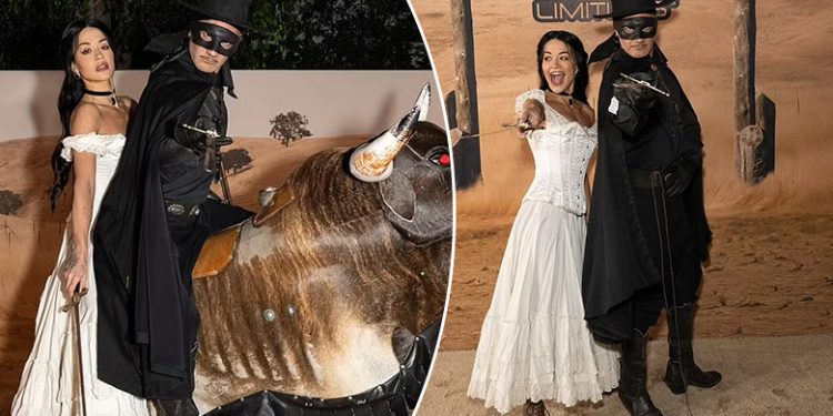 Rita Ora dhe bashkëshorti i saj u maskuan si Zorro dhe Elena për natën e Halloweenit