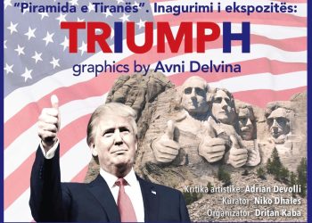 ‘TRIUMPH’/ Ekspozita e re e Avni Delvinës ditën e inagurimit të Presidentit Donald Trump