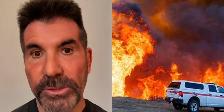 Simon Cowell ofron mbështetje për banorët e Los Angeles-it, pas zjarreve shkatërruese