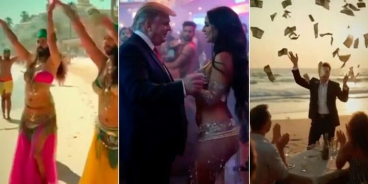 Presidenti amerikan publikon një video të punuar me inteligjencë artificiale, “Trump Gaza” plotë luks