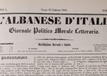 Para 177 viteve doli gazeta e parë shqiptare ​“L’albanese d’Italia”