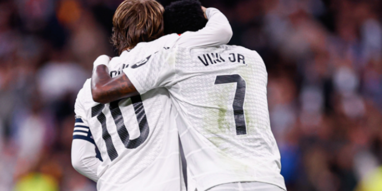 Real Madridi kthehet te fitorja – perla e Modric dhe goli i vonë i Vinicius i dhurojnë tre pikë mbretërve 
