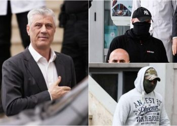 FOTO/ “Maskat” e Hagës që e shoqëruan nën masa të rrepta sigurie Hashim Thaçin!