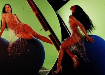 Dua Lipa shkëlqen në prapaskenat e klipit të ri “Handlebars”