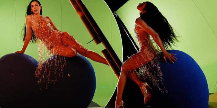 Dua Lipa shkëlqen në prapaskenat e klipit të ri “Handlebars”