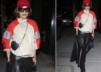 Rita Ora tërheq vëmendjen me stilin e saj të veçantë në para-ndejën e “Oscars 2025”