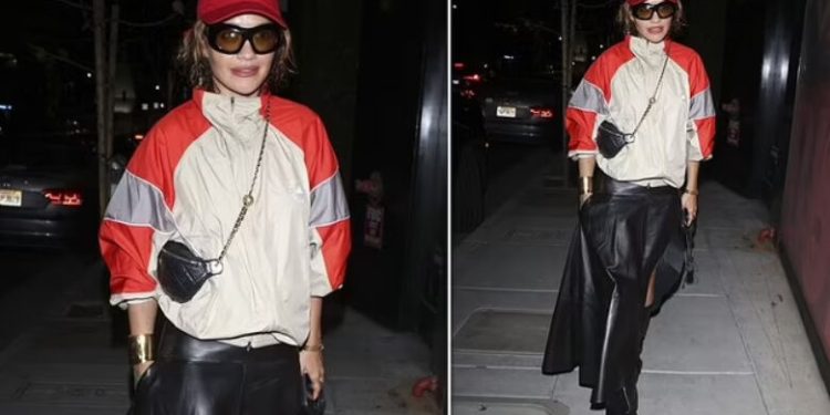 Rita Ora tërheq vëmendjen me stilin e saj të veçantë në para-ndejën e “Oscars 2025”