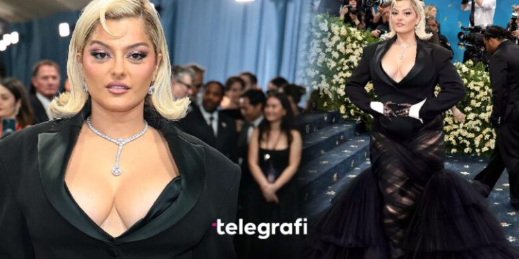 Bebe Rexha debuton për herë të parë në Met Gala 2025, me një veshje dramatike nga Christian Siriano