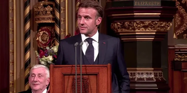 “Europa nuk do ta braktisë kurrë Ukrainën”, Macron nga parlamenti britanik: Duam armëpushim pa diskutime në Gaza