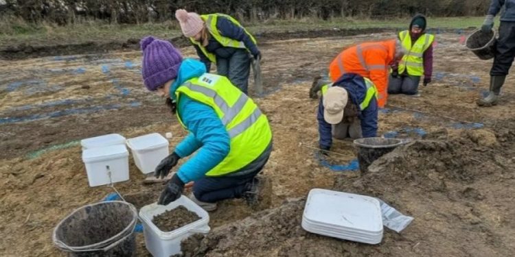 Zbulim arkeologjik në Angli: Gjurmë të një vendbanimi romak dhe shpatave të rralla në Cotswolds