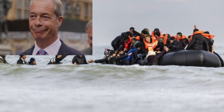 Farage: Mbërritja e emigrantëve me anije është një “pushtim”