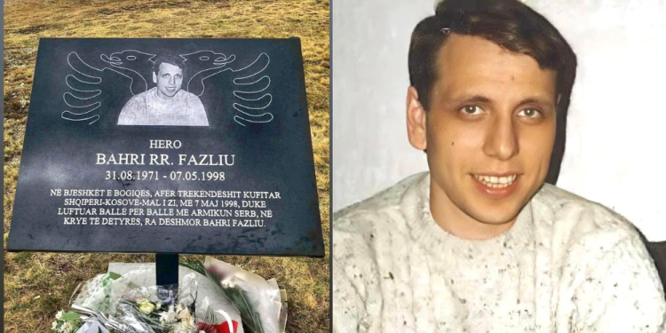 Homazhe për Heroin Bahri Fazliu