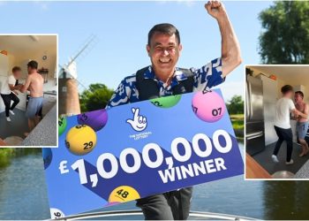 VIDEO/ Pas betejës me kancerin, një burrë në Angli fiton lotarinë, momenti kur u tregon fëmijëve të tij