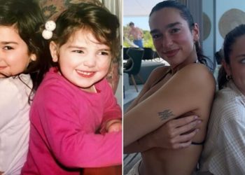 Dua Lipa dhe motra e saj Rina rikrijojnë një kujtim të ëmbël nga fëmijëria