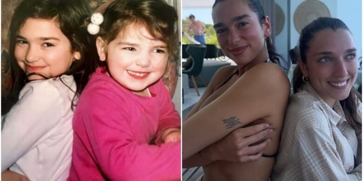 Dua Lipa dhe motra e saj Rina rikrijojnë një kujtim të ëmbël nga fëmijëria