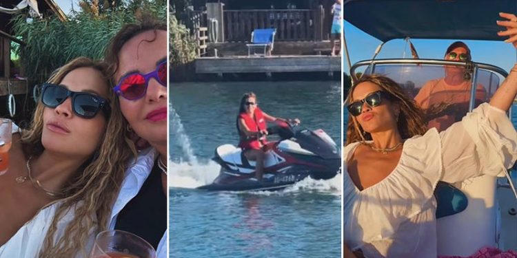 Brenda pushimeve familjare të Rita Orës, ndan momentet me prindërit e saj në Ulqin