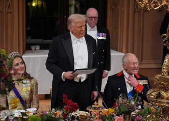 Prapaskena nga darka mbretërore, si u përplasën kuzhinierët e Mbretit Charles III me bodigardët e Trump