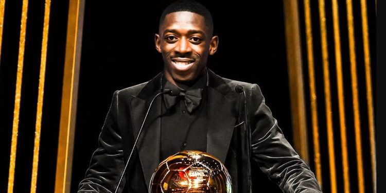 Dembélé futet mes legjendave, fiton “Topin e Artë”