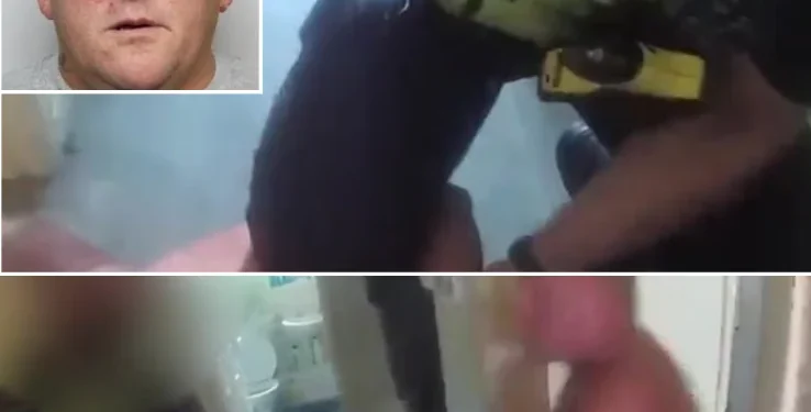 Tmerr në Angli/ Krimineli i armatosur me thikë qëllon policin në mes të arrestimit, kolegët e neutralizojnë me forcë