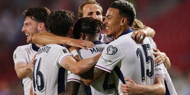 Anglia “shkërmoqi” Serbinë në Beograd, “Tre Luanët” shkëlqejnë me 5 gola