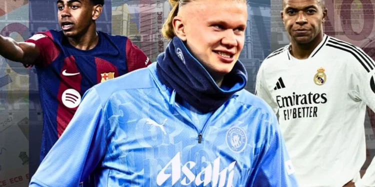 Nga Yamal te Haaland, plotë 1.36 miliard euro: Publikohet formacioni më i vlefshëm i Ligës së Kampionëve