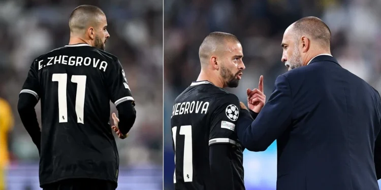 Debutoi në Ligën e Kampionëve, tifozët e Juventusit të kënaqur me Edon Zhegrovën