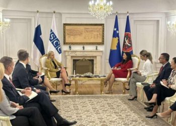 Osmani pret në takim kryediplomaten finlandeze që e kryeson edhe OSBE-në