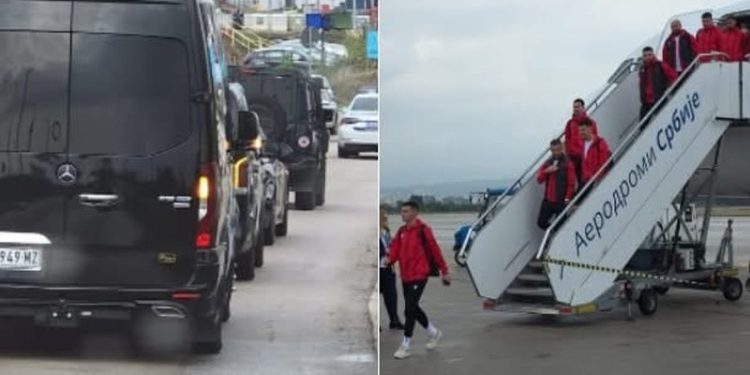 Kombëtarja shqiptare prek tokën serbe, pritet nën masa të rrepta sigurie