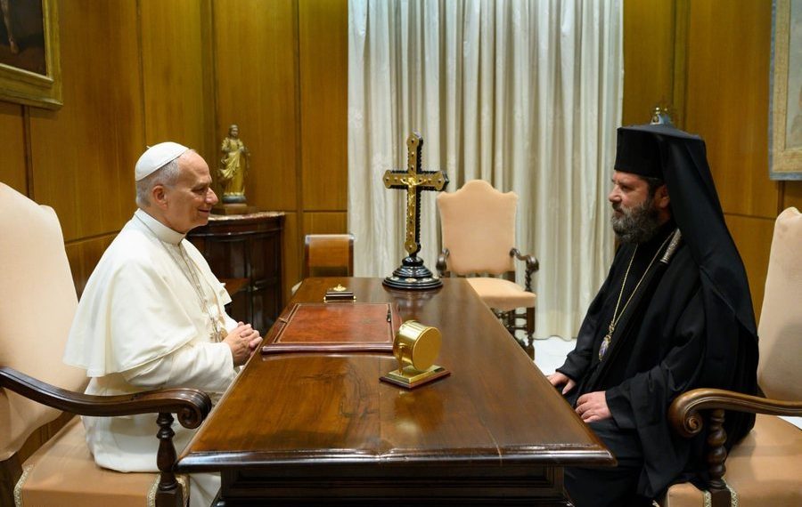 Kryepeshkopi Imzot Joani takohet me Papa Leo XIV, zbardhen temat e diskutimit