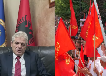 Ali Ahmeti për protestën në Tiranë: Të gjithë jemi UÇK. Është çështje kohe, por protestë e ngjashme do bëhet edhe në Shkup