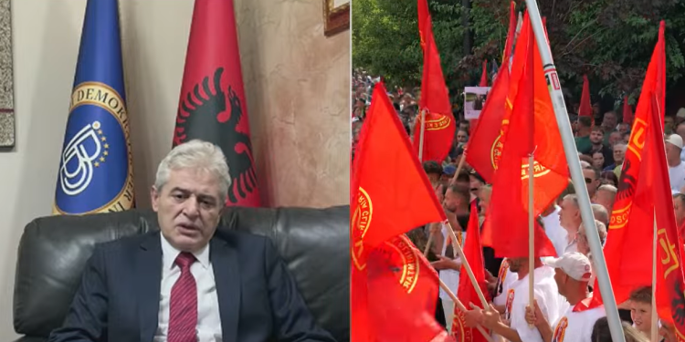 Ali Ahmeti për protestën në Tiranë: Të gjithë jemi UÇK. Është çështje kohe, por protestë e ngjashme do bëhet edhe në Shkup