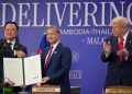 Marrëveshje historike paqeje mes Tajlandës dhe Kamboxhias, e nënshkruar në praninë e presidentit amerikan Donald Trump