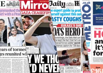 Titujt e Gazetave ne UK