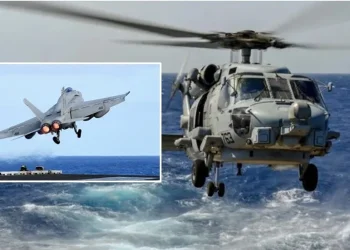 Një helikopter dhe një aeroplan i Marinës Amerikane u rrëzuan në Detin e Kinës Jugore