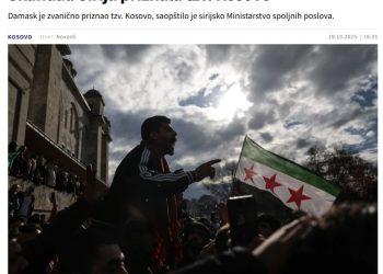 “Skandal”, njohja e Kosovës nga Siria nuk pritet mirë në Beograd